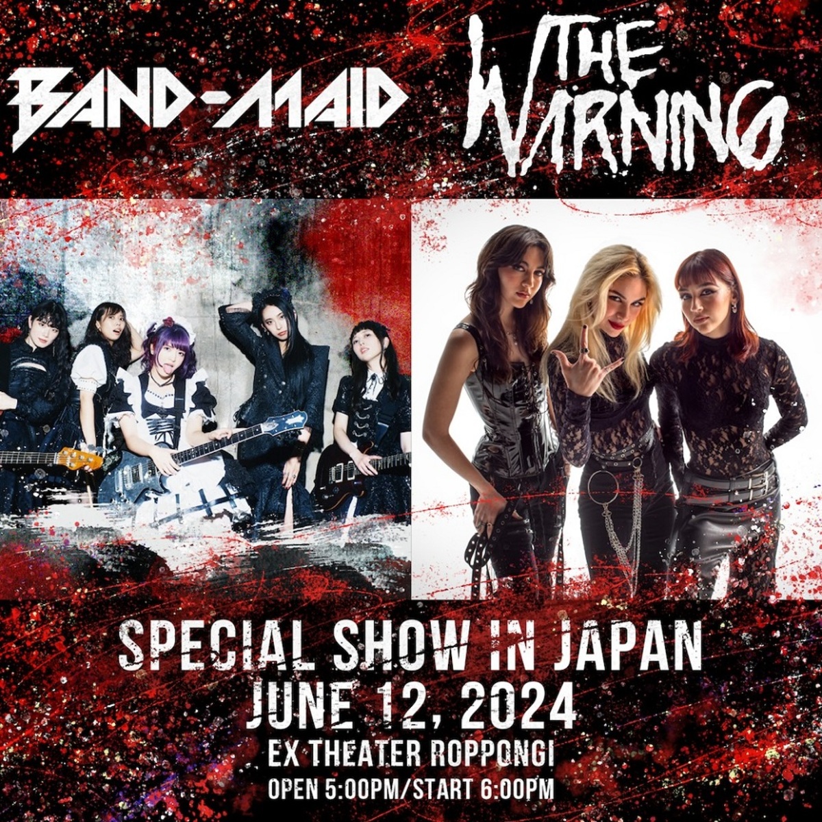 BAND-MAID、メキシコの3姉妹バンド THE  WARNINGとのスペシャル公演開催決定！ホールツアー詳細発表！横浜アリーナ公演映像作品より「endless Story」ライヴ映像公開！ |  激ロック ニュース