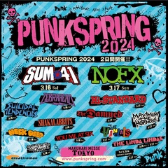 "PUNKSPRING 2024"、追加ラインナップでSHAKALABBITS、花冷え。、DJヒカル（BOUNTY HUNTER）発表！SUM 41大阪公演サポート・アクトに花冷え。決定！
