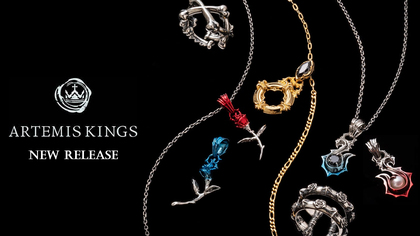 Artemis Classicの兄弟ブランドとして2011年にスタートした日本のシルバー・アクセサリー・ブランドARTEMIS KINGS (アルテミスキングス)より新作販売開始！骨をモチーフにしたクロスボーンリングや、薔薇のデザインを落とし込んだネックレス、ピアスなどが新登場！
