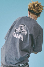 GALFY(ガルフィー) ガルフィーカモボックスロゴTee BLACK