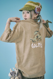 GALFY(ガルフィー) ガルフィーカモボックスロゴTee BEIGE