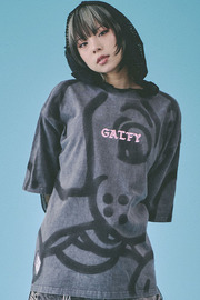 GALFY(ガルフィー) デッカわんちゃんTee BLACK