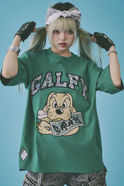 GALFY(ガルフィー) ガル札 Tee GREEN