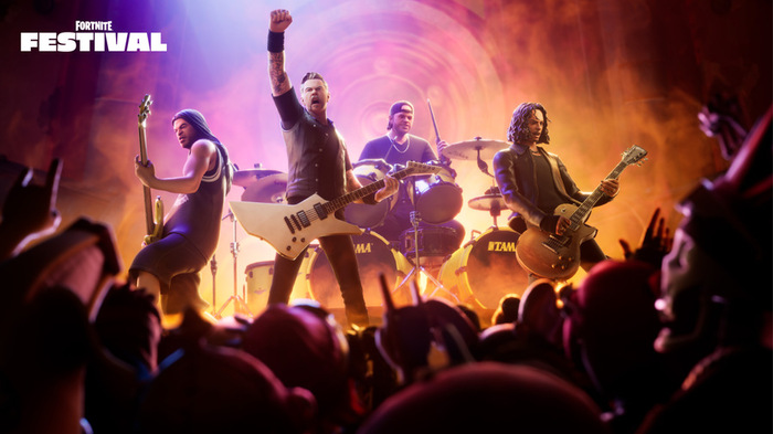 METALLICA、オンライン・ゲーム"フォートナイト"に登場！ゲーム内コンサート"Metallica: Fuel. Fire. Fury."が6/23-24開催決定！