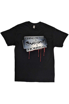 【予約商品】BRING ME THE HORIZON バンドTシャツ ユニセックス : RAZOR BLADE