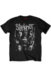 【予約商品】SLIPKNOT バンドTシャツ ユニセックス : WANYK WHITE SPLATTER (BACK PRINT)