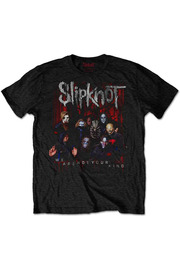 【予約商品】SLIPKNOT バンドTシャツ ユニセックス : WANYK GROUP PHOTO (BACK PRINT)