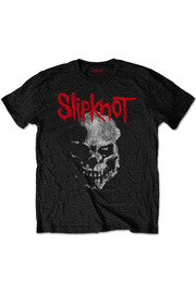 【予約商品】SLIPKNOT バンドTシャツ ユニセックス : GRAY CHAPTER SKULL (BACK PRINT)