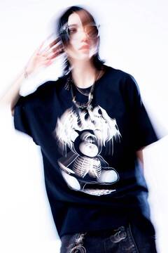 DI:VISION (ディヴィジョン) MAD BEAR TEE BLACK