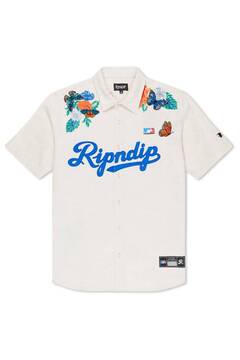 RIPNDIP (リップンディップ) LOS RIPNDIP CROCHET BUTTON UP