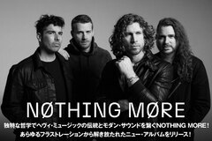 NOTHING MOREのインタビュー公開！ヘヴィ・ミュージックの伝統とモダン・サウンドを繋ぐNOTHING MOREが、あらゆるフラストレーションから解き放たれた新作『Carnal』をリリース！