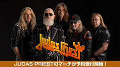 12月に来日公演を控えるJUDAS PRIESTのゲキクロ未発売を含むバンドTシャツやパーカー、ソックスなどのマーチが予約受付開始！