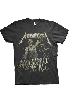 METALLICA バンドTシャツ ユニセックス : JUSTICE VINTAGE