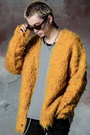 glamb(グラム)GB0324/KNT04 : Glamour Cardigan / グラマーカーディガン - Mustard