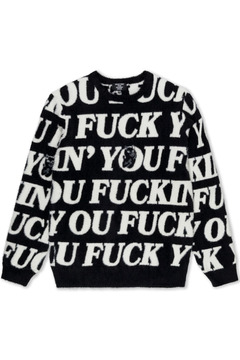 RIPNDIP (リップンディップ) Fuckin Fuck Mohair Sweater Black