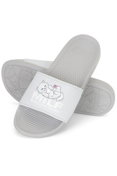 RIPNDIP (リップンディップ) Man I Love Felines Slides Grey