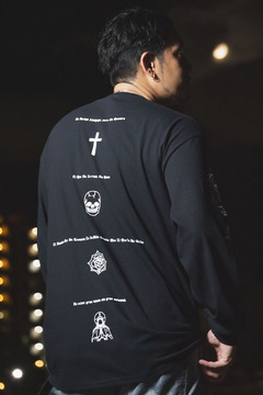 GoneR(ゴナー) Proverb Bible L/S T-Shirt Black