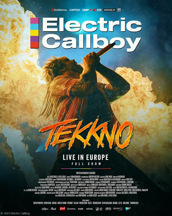 ELECTRIC CALLBOY、"TEKKNO - Live in Europe"の轟音スクリーン特別上映が決定！12月の来日公演を前にヨーロッパ・ツアーを擬似体験！