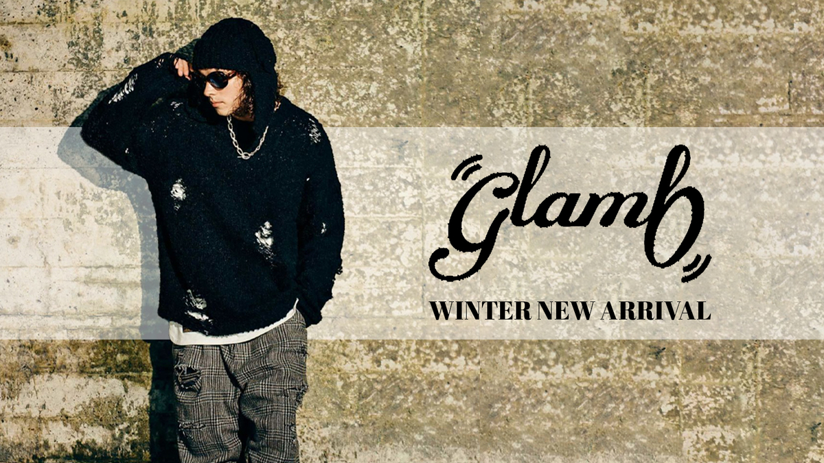 グランジ・ロックを基調にした人気ブランド glamb(グラム)より、待望の