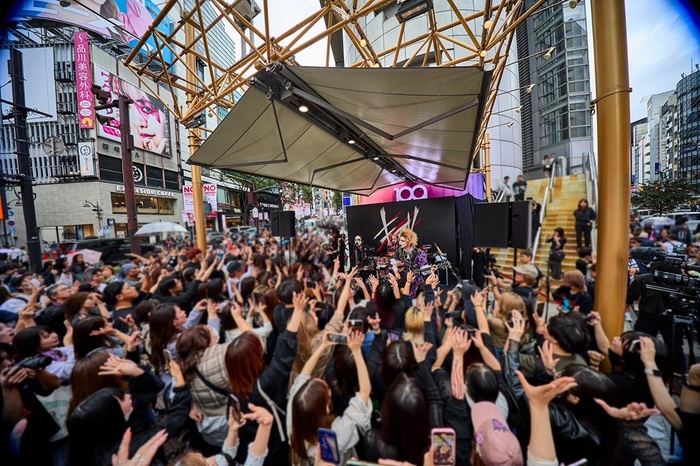 キズ、SHIBUYA109前にてゲリラ・ライヴ実施！