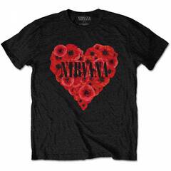 NIRVANA ユニセックスTシャツ: Poppy Heart