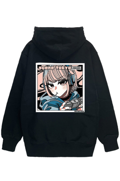 SCENE TOKYO(シーントウキョウ) game girl zip hoodie BLACK