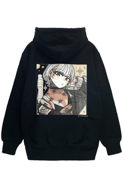 SCENE TOKYO(シーントウキョウ) night girl zip hoodie BLACK