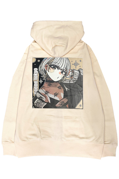 SCENE TOKYO(シーントウキョウ) night girl zip hoodie NATURAL