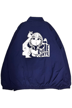 SCENE TOKYO (シーントウキョウ) girl nylon jacket NAVY