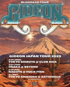 USアラバマ出身メタルコア・バンド GIDEON、来年2月に7年ぶりの再来日決定！東名阪4公演のジャパン・ツアー開催！