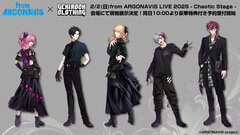 from ARGONAVIS"とゲキクロ・コラボレーション第4弾、全キャラクター集合ビジュアル解禁！2/2（日）from ARGONAVIS LIVE 2025 - Chaotic Stage -会場にて現物展示！同日10:00予約受付開始！