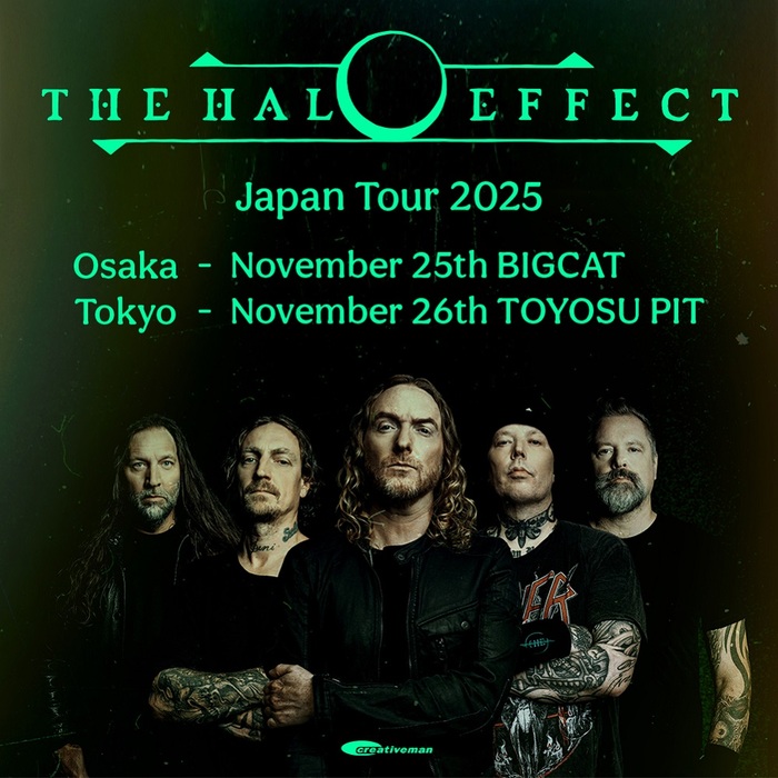 THE HALO EFFECT、11月に東阪にて初の単独来日公演が決定！