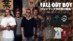 FALL OUT BOY、サマソニでの来日決定を記念してゲキクロでのバンド・マーチ予約受付がスタート！アイコニックなパーカーとバンドTシャツが3/6(木)23:59までの予約商品として登場！