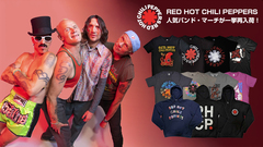 RED HOT CHILI PEPPERS、完売していたバンド・マーチが"即納商品"としてゲキクロに再入荷！アイコニックなアスタリスク・ロゴを落とし込んだ定番パーカーやバンドTシャツなど全21アイテムがラインナップ！