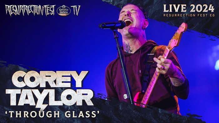 Corey Taylor（SLIPKNOT／STONE SOUR）、スペイン"Resurrection Fest Estrella Galicia 2024"で披露した「Through Glass」ライヴ映像が公開！