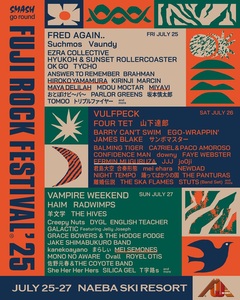 "FUJI ROCK FESTIVAL'25"、第2弾ラインナップでMIYAVI等5組発表！