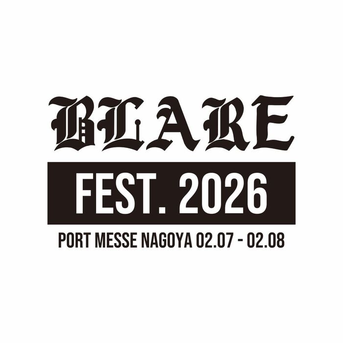 coldrain、3年ぶりとなる"BLARE FEST. 2026"来年2/7-8開催決定！