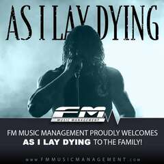 AS I LAY DYING、"FM Music Management"とのマネジメント契約＆ツアー開催発表！