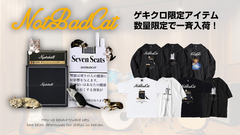 「ねこ×ストリート」をテーマに、日本のサブカルチャーを反映したレトロでポップなアイテムを展開する人気ブランドNOTBADCAT(ノットバッドキャット)より、ゲキクロ限定アイテムが一斉入荷！ブランドが得意とする秀逸なサンプリングに猫を溶け込ませるデザインは必見！