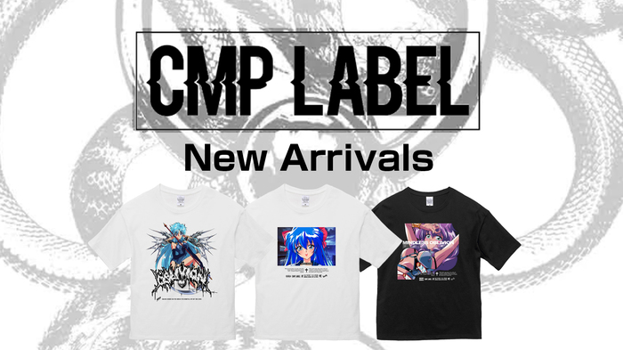 数多くのバンドのアートワークを手掛けるグラフィック・デザイナーによるブランドCMP LABEL(シーエムピー・レーベル)より夏の最新アイテムが入荷！レトロ可愛いイラストを落とし込んだTシャツが登場！