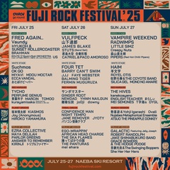 "FUJI ROCK FESTIVAL'25"、メイン4ステージ別ラインナップ発表！