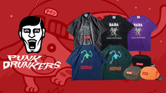 個性的な世界観が人気のブランドPUNK DRUNKERS(パンク・ドランカーズ) より夏の新作入荷！円谷プロとの夢のコラボレーション再び！ウルトラ怪獣を落とし込んだ半袖シャツやTシャツを筆頭に個性豊かなアイテムが多数登場！