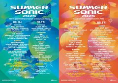 "SUMMER SONIC 2025"、"Billboard Live & JUJU's BEACH PARTY"含む各ステージ追加アーティスト発表！大阪サマソニ名物"PAVILION"ステージが今年も登場！
