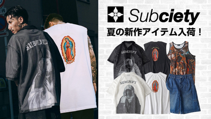 Subciety(サブサエティ)より夏の新作アイテム入荷！メッシュ生地のオープン・カラー・シャツを筆頭にカット・オフ・タンクなど夏のコーディネートのアクセントになるアイテムが多数登場！