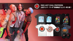 RED HOT CHILI PEPPERS、新作を含む人気バンドTシャツを中心に公式バンド・マーチが"即納商品"としてゲキクロに再入荷！タンク・トップ、キャップなど夏に活躍するアイテムが勢揃い！