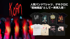 KORNの公式バンド・マーチが"即納商品"としてゲキクロに続々入荷！バンド初の全米1位を獲得した不朽の名盤『Follow The Leader』のバンドTシャツほか人気の商品が多数ラインナップ！