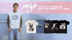 MGK（MACHINE GUN KELLY）、8/8の新アルバム・リリースを目前に控え新作含むバンドTシャツがゲキクロに一斉入荷！