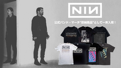 NINE INCH NAILS、バンドTシャツを中心に公式バンド・マーチがゲキクロに"即納商品"として一斉入荷！アイコニックなロゴを落とし込んだデザインを中心に全11アイテムがラインナップ！