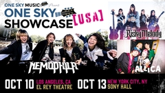 NEMOPHILA、Risky Melody、ALLiCA、10月にロサンゼルスとニューヨークで開催される"One Sky Showcase [USA]"に出演決定！