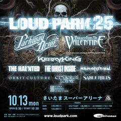 "LOUD PARK 25"、第4弾追加ラインナップでBULLET FOR MY VALENTINE、HEAVEN SHALL BURN、Crystal Lake、ulma sound junction発表！